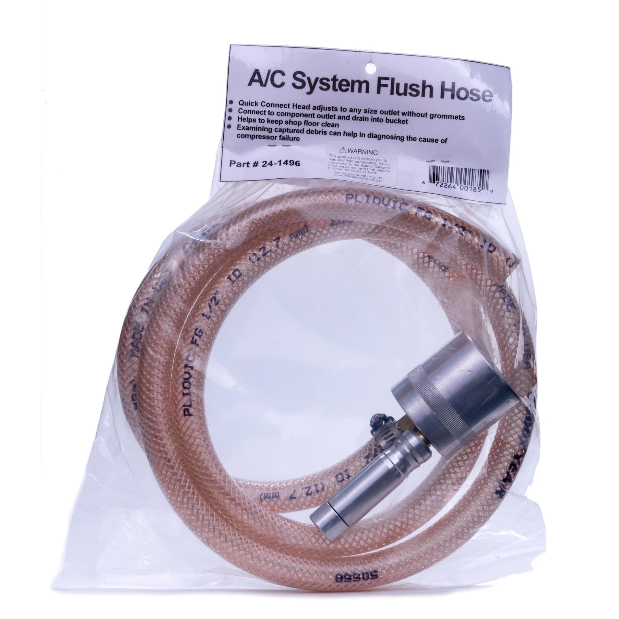 Flush Capture Hose with Couplers TSI Supercool