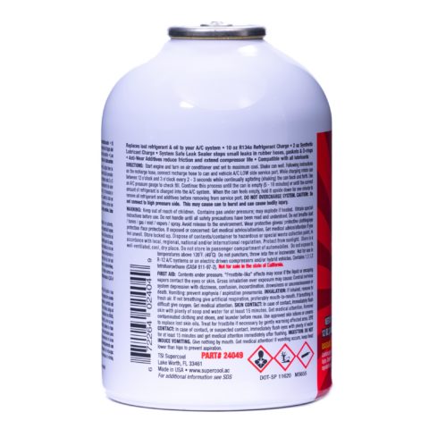 R134a with Leak Stop 12oz - TSI Supercool