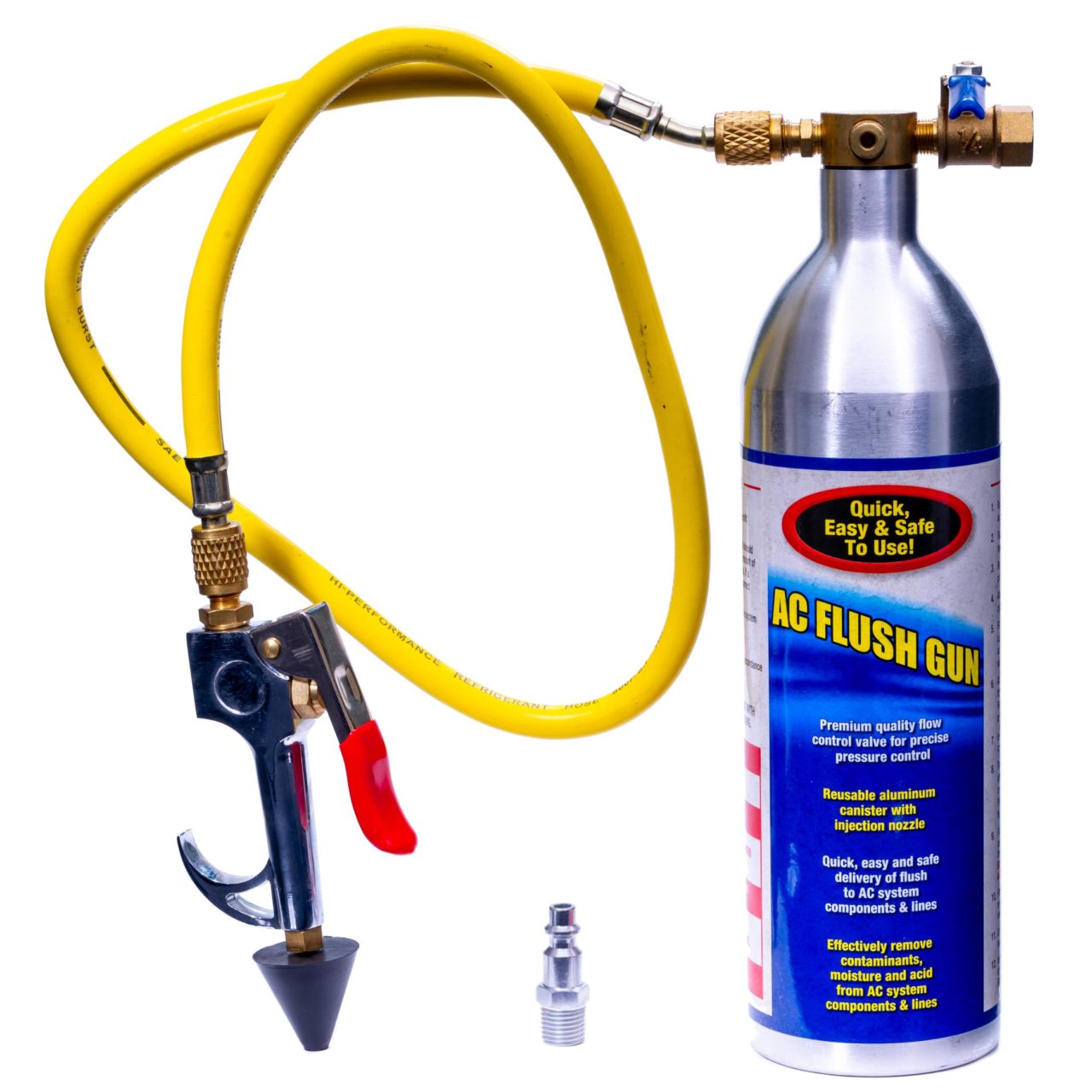 Flush Gun with Flow Control Valve & Air Compressor Adaptor TSI Supercool