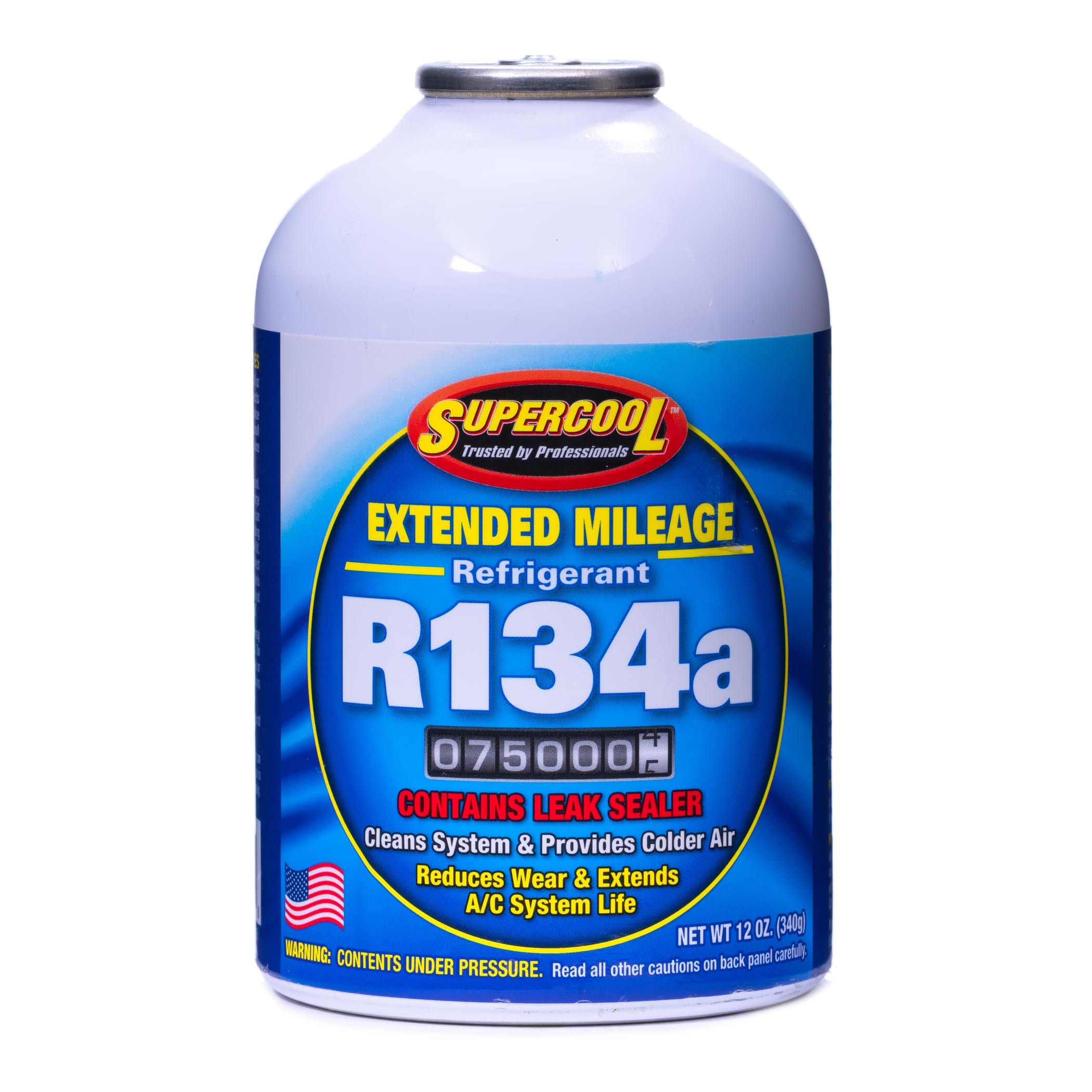 R134a Extended Mileage with Leak Stop 12oz - TSI Supercool