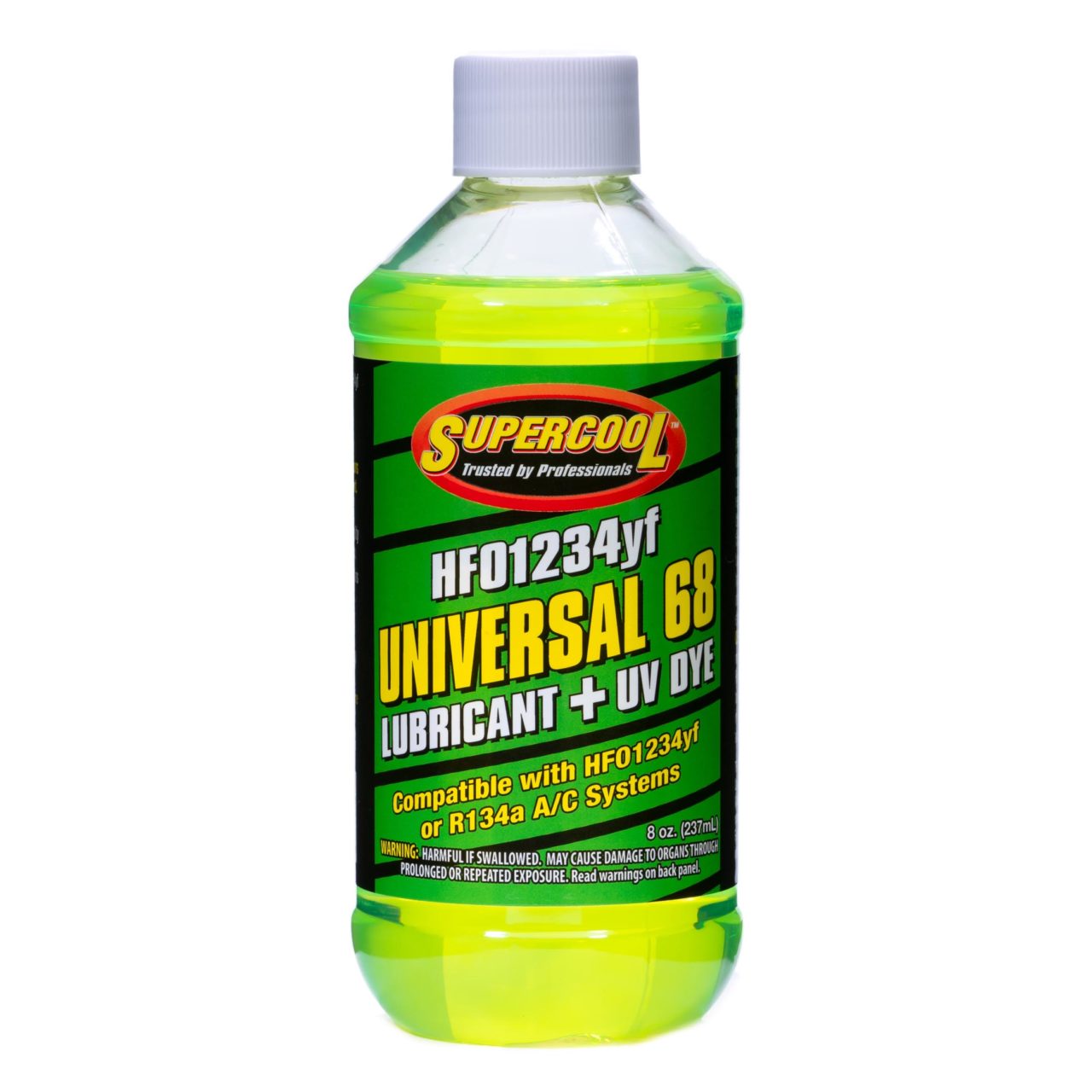 1234yf EV Electric Vehicle POE 68 Viscosity with UV Dye 8oz TSI Supercool