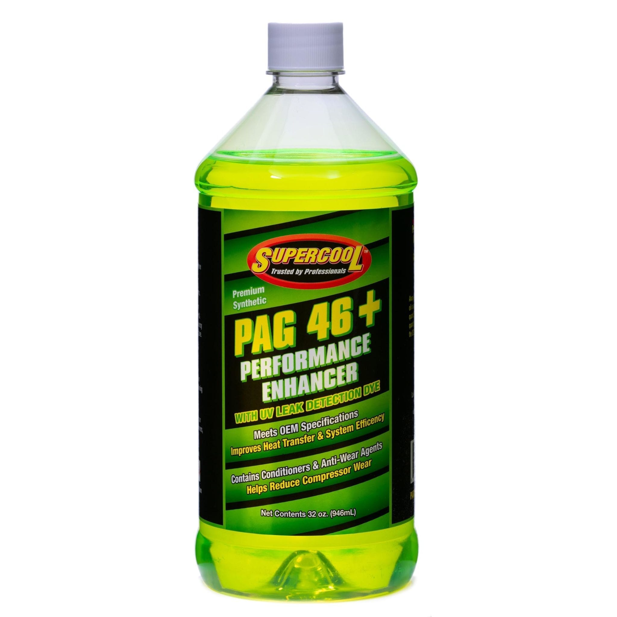 PAG Oil 46 Viscosity com Performance Enhancer & U / V Dye Quart