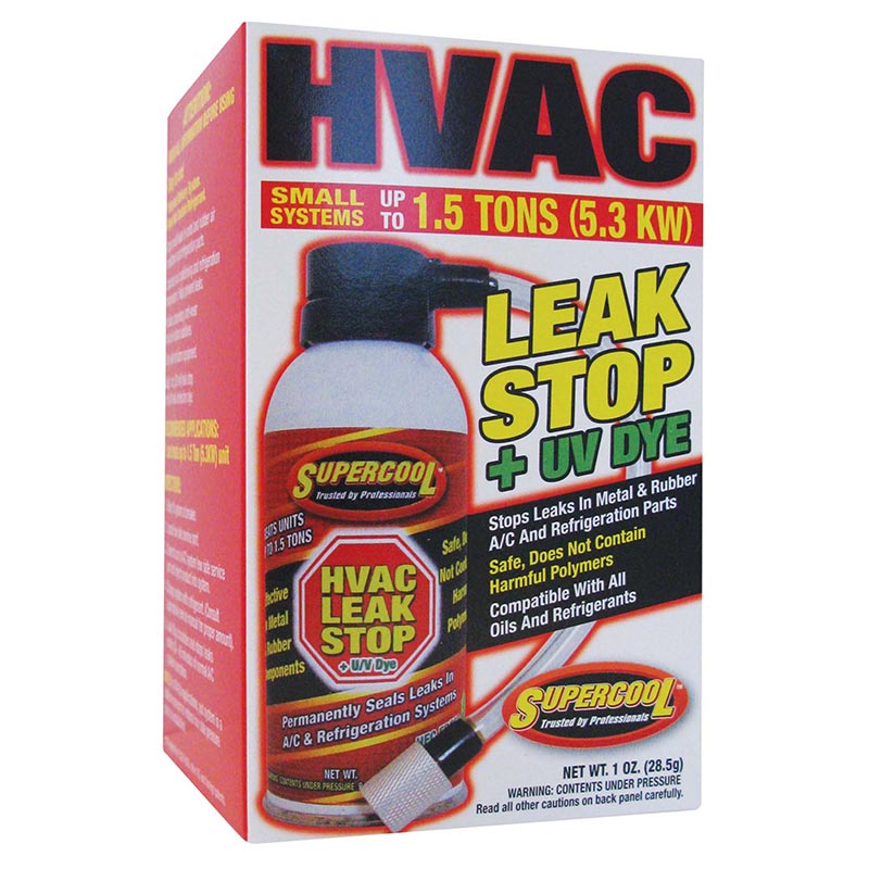 HVAC Leak Stop mais U / V Dye (até 1.5 Ton Unit) BOV Domed Can