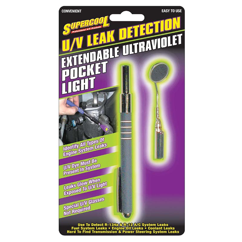 Ausziehbares UV-Stiftlicht mit Spiegel