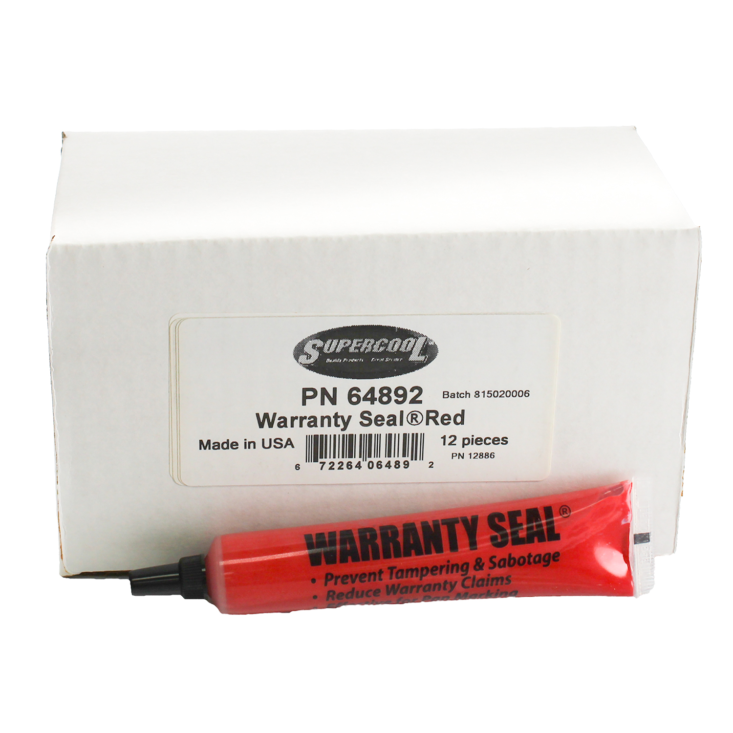 Marcador vermelho Warranty Seal ™ (pacote com 12)