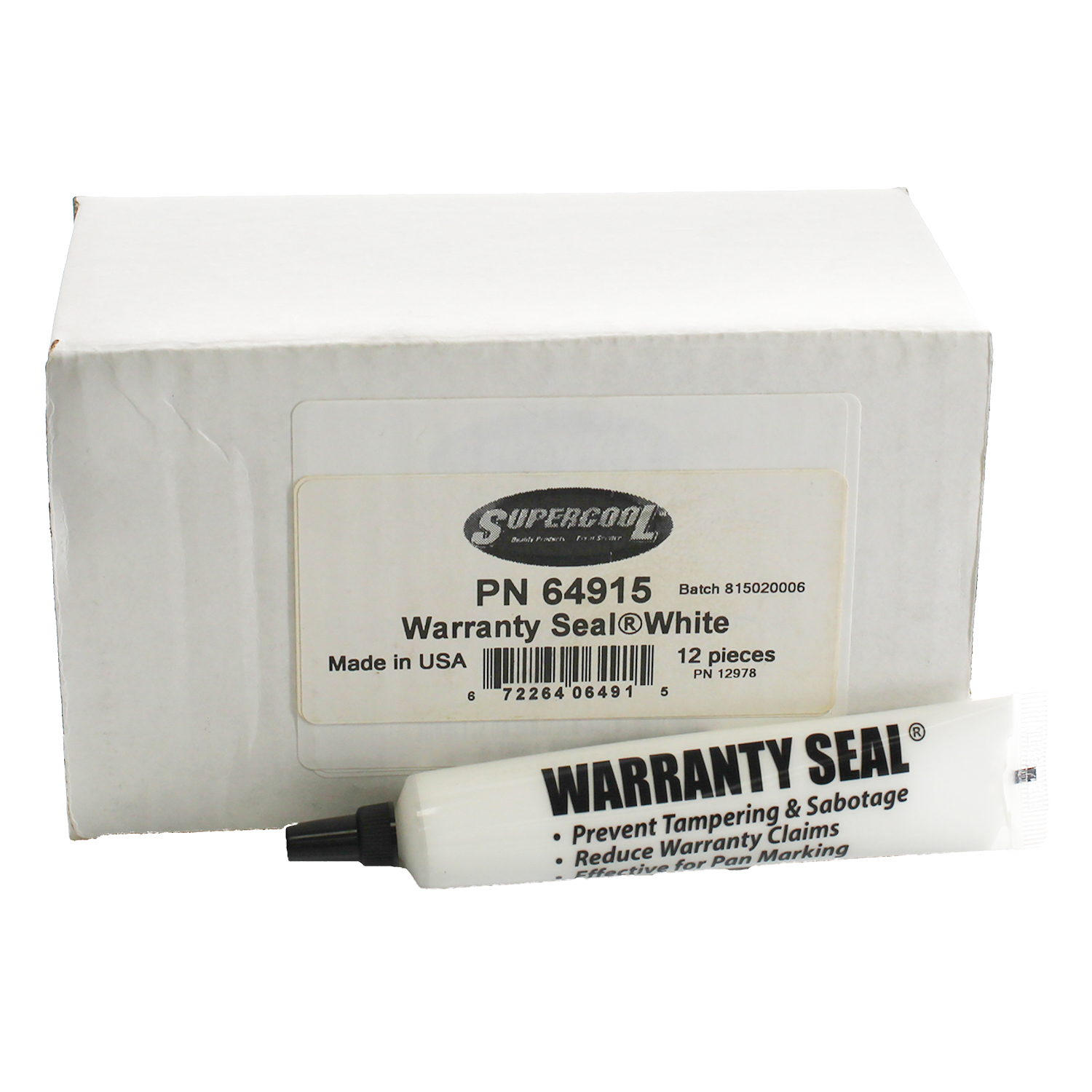 Warranty Seal ™ White Marker (12 حزمة)