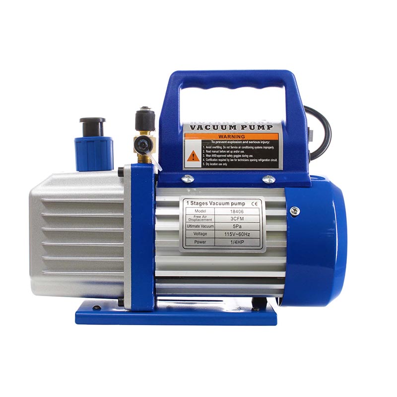 3.5 CFM, 100 Micron Single Stage Rotary Vane Vacuum Pump TSI Supercool