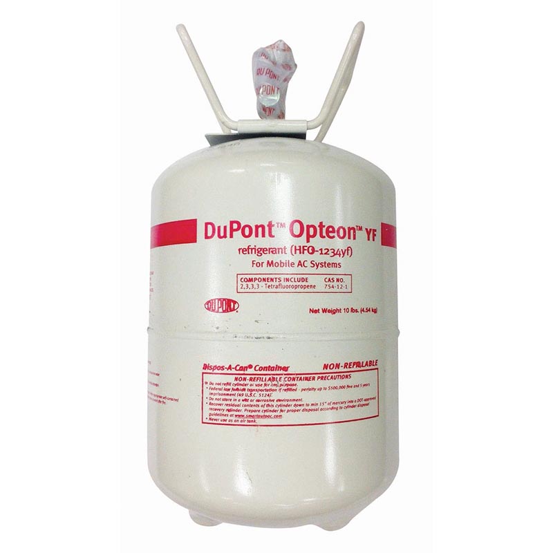 Dupont 1234yf Refrigerant 10lb. Cilindro