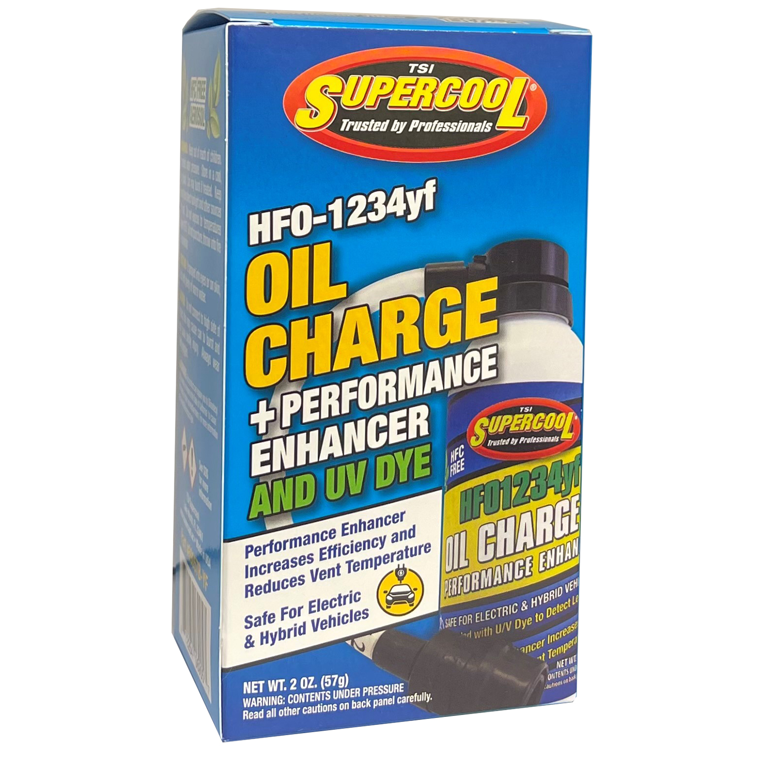1234yf Oil Charge with Performance Enhancer & U/V Dye with Applicator Hose in Retail Box