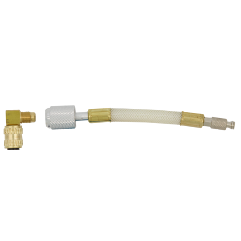 HVAC/R Leak Stop Syringe 1/4 oz. + Installation Hose & R410a adapter